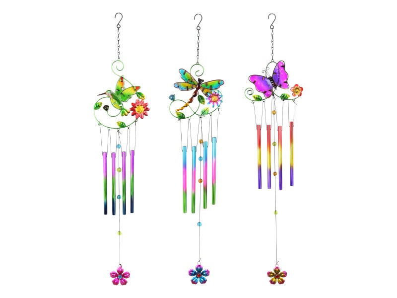 Colourful Hummingbird/Butterfly/Dragonfly Wind Chime